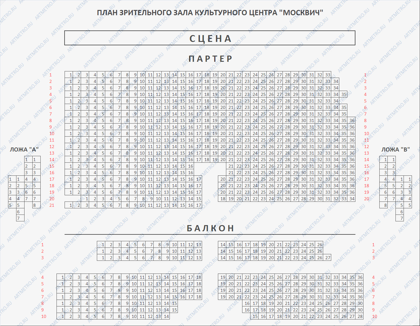 Тюз брянцева схема зала с местами