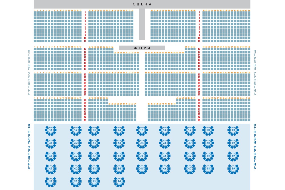 Эвент холл места в зале схема